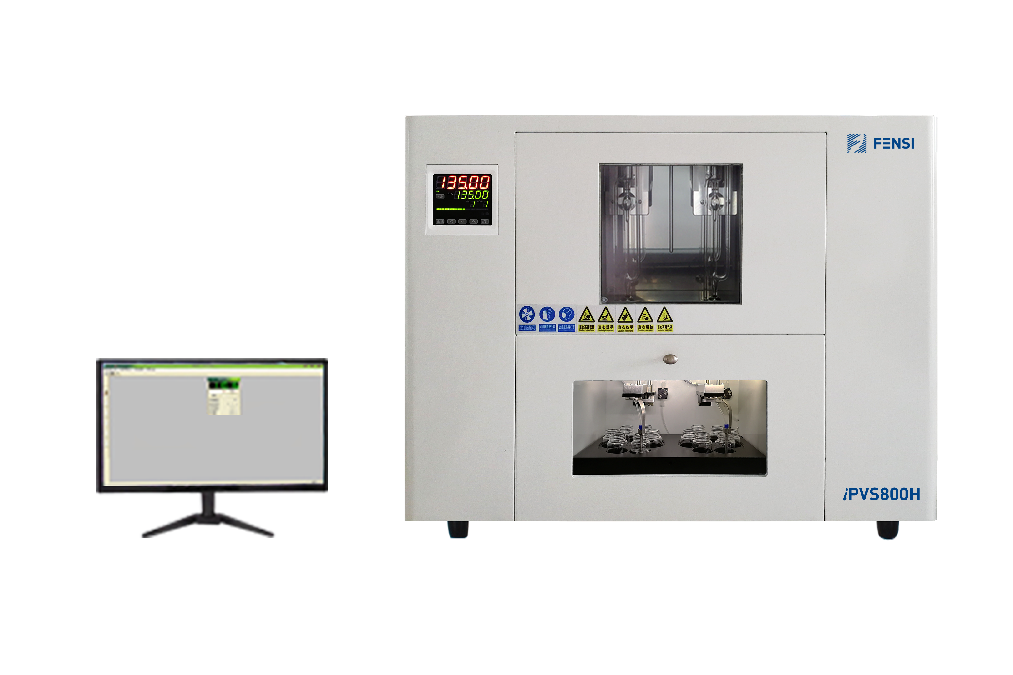 Полностью автоматический (высокотемпературный) вискозиметр Уббелоде FENSI-iPVS800Н